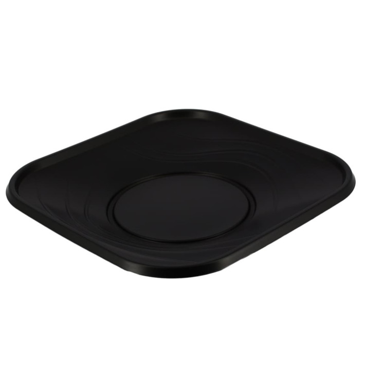 Talerz Plastikowe PP "X-Table" Kwadratowi Czarni 180mm (8 Sztuk) Talerz Plastikowe PP "X-Table" Kwadratowi Czarni 180mm (8 Sztuk)