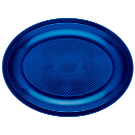 Tacki Owal Niebieski Round PP 255x190mm (600 Sztuk)