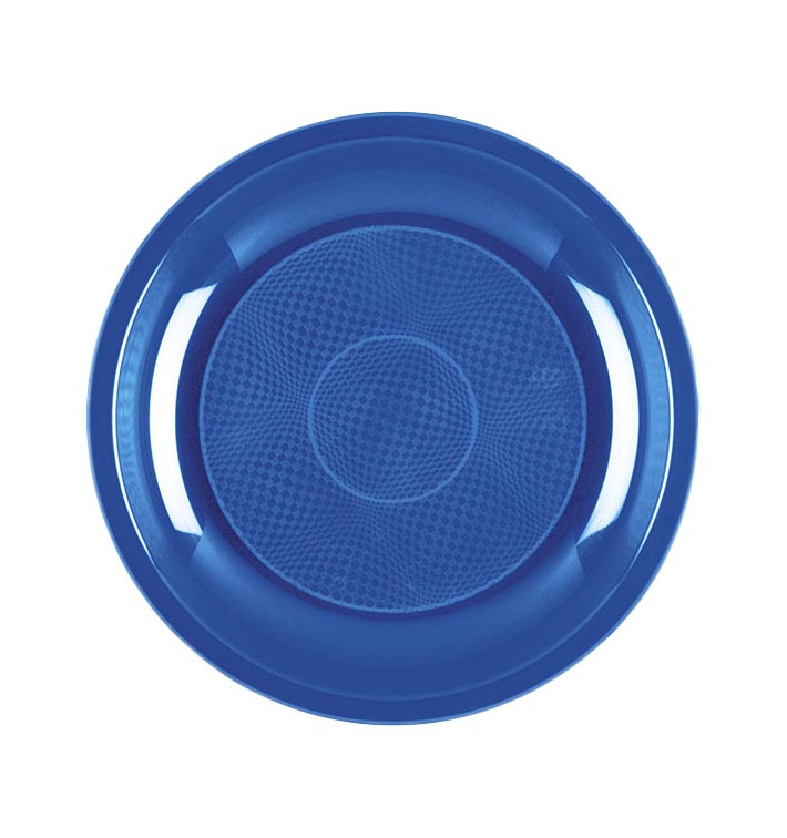 Talerz Plastikowe Deser Niebieski Mediterraneo Round PP Ø185mm (600 Sztuk) Talerz Plastikowe Deser Niebieski Mediterraneo Round PP Ø185mm (600 Sztuk)