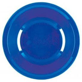 Talerz Plastikowe Głębokie Niebieski Mediterraneo Round PP Ø195mm (600 Sztuk)