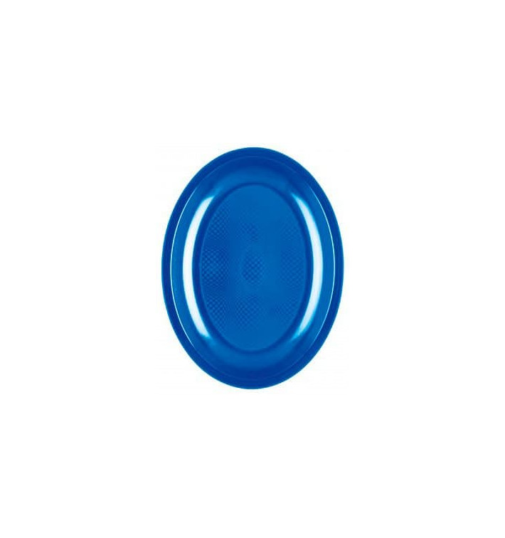 Tacki Owal Niebieski Mediterraneo Round PP 255mm (600 Sztuk) Tacki Owal Niebieski Mediterraneo Round PP 255mm (600 Sztuk)