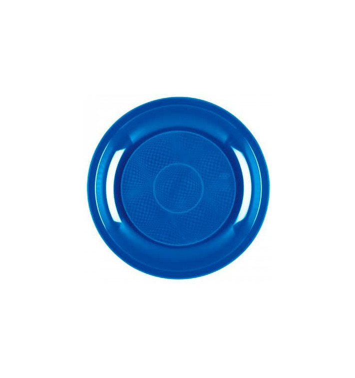 Talerz Plastikowe Płaski Niebieski Mediterraneo Round PP Ø220mm (50 Sztuk) Talerz Plastikowe Płaski Niebieski Mediterraneo Round PP Ø220mm (50 Sztuk)