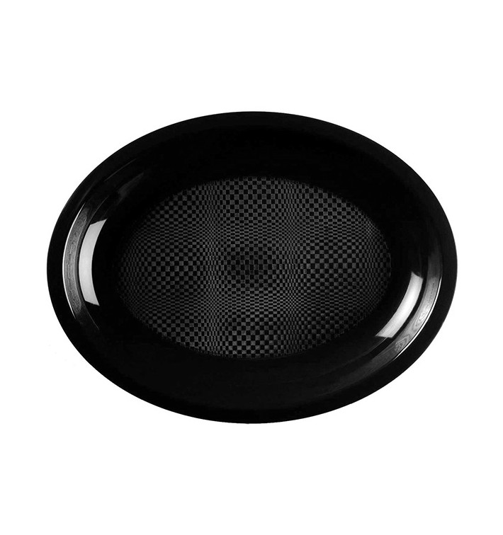 Tacki Owal Czarni Round PP 315x220mm (300 Sztuk) Tacki Owal Czarni Round PP 315x220mm (300 Sztuk)