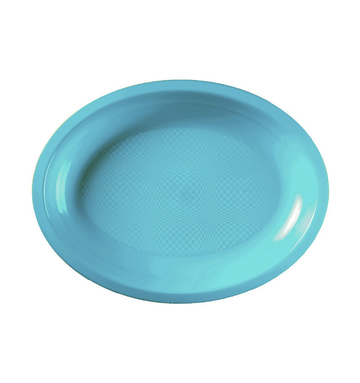 Tacki Owal Turkusowe Round PP 255x190mm (50 Sztuk) Tacki Owal Turkusowe Round PP 255x190mm (50 Sztuk)