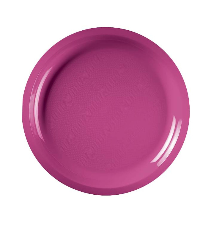 Talerz Plastikowe Fuchsia Round PP Ø290mm (25 Sztuk) Talerz Plastikowe Fuchsia Round PP Ø290mm (25 Sztuk)