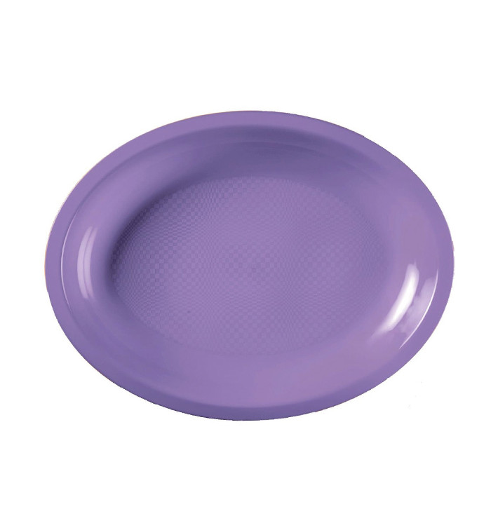 Tacki Owal Liliowa Round PP 255x190mm (50 Sztuk) Tacki Owal Liliowa Round PP 255x190mm (50 Sztuk)
