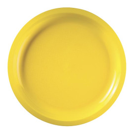 Talerz Plastikowe Żółty Round PP Ø290mm (300 Sztuk)