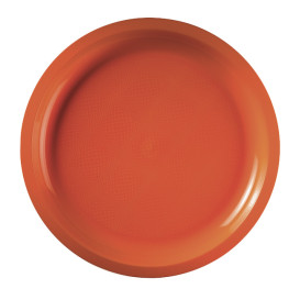 Talerz Plastikowe Orange Round PP Ø290mm (25 Sztuk)