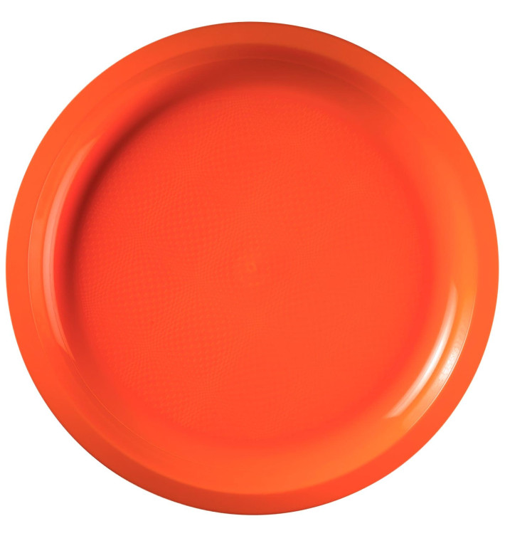Talerz Plastikowe Orange Round PP Ø290mm (300 Sztuk) Talerz Plastikowe Orange Round PP Ø290mm (300 Sztuk)
