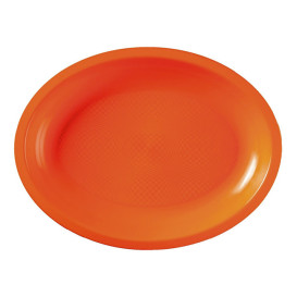 Tacki Owal Orange Round PP 315x220mm (25 Sztuk)