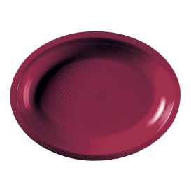 Tacki Owal Bordeaux Round PP 315x220mm (300 Sztuk)