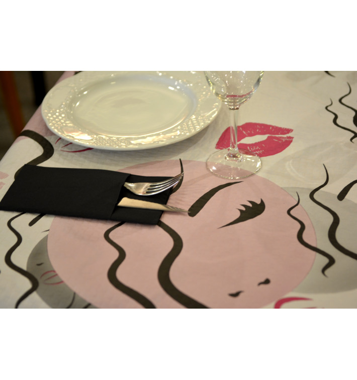 Obrus Papierowy Dekoracje 1x1m "Kiss" 37g (400 Sztuk) Obrus Papierowy Dekoracje 1x1m "Kiss" 37g (400 Sztuk)