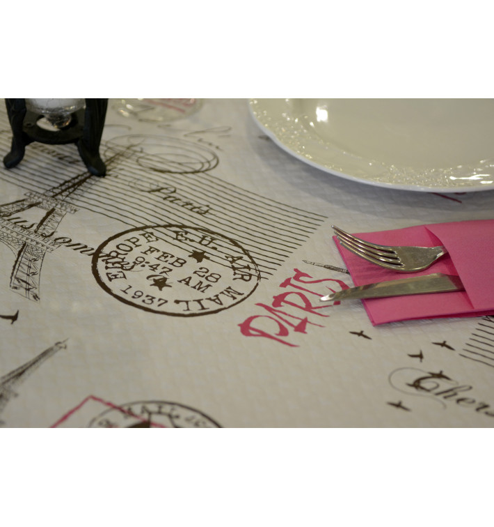 Obrus Papierowy Dekoracje 1x1m "Paris" 37g (400 Sztuk) Obrus Papierowy Dekoracje 1x1m "Paris" 37g (400 Sztuk)