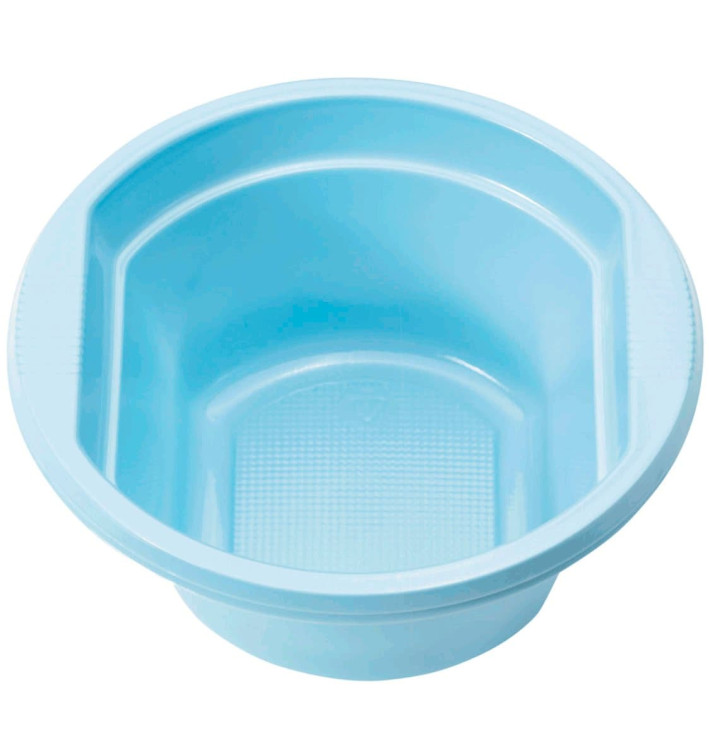 Miski Plastikowe PS Niebieski Światło 250ml Ø12cm (660 Sztuk) Miski Plastikowe PS Niebieski Światło 250ml Ø12cm (660 Sztuk)