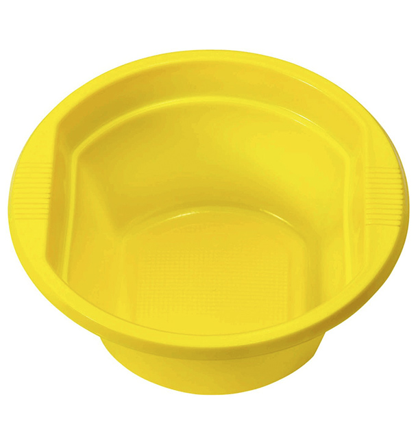 Miski Plastikowe PS Żółty 250ml Ø12cm (660 Sztuk)