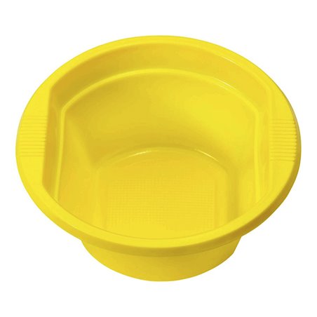 Miska wielokrotnego użytku PS Żółty 300ml Ø12cm (180 Sztuk)