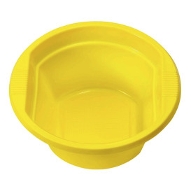 Miski Plastikowe PS Żółty 250ml Ø12cm (30 Sztuk)