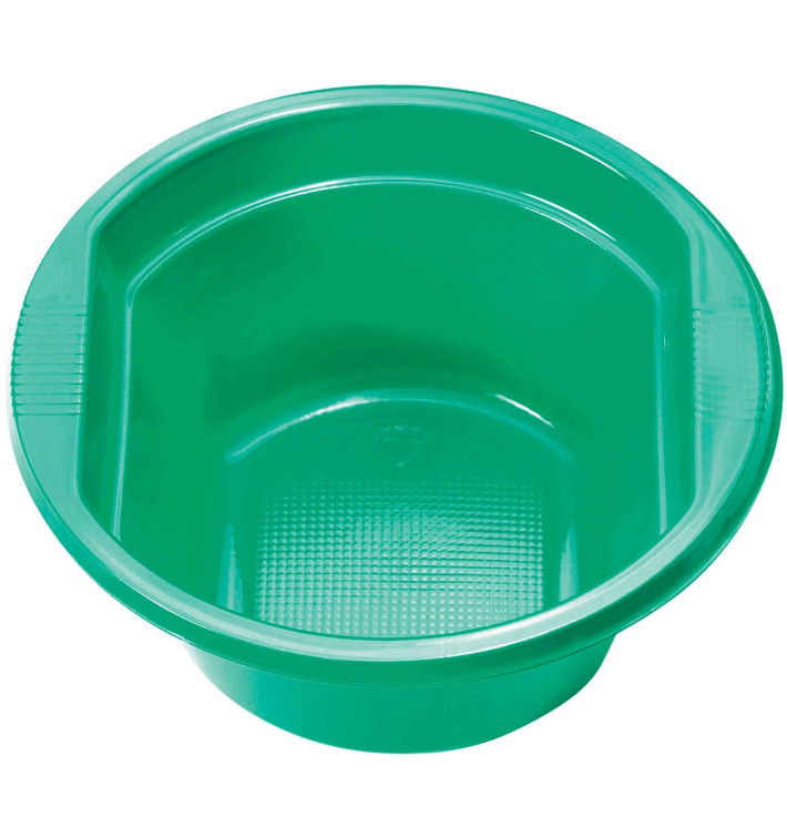 Miski Plastikowe PS Zielone 250ml Ø12cm (30 Sztuk) Miski Plastikowe PS Zielone 250ml Ø12cm (30 Sztuk)