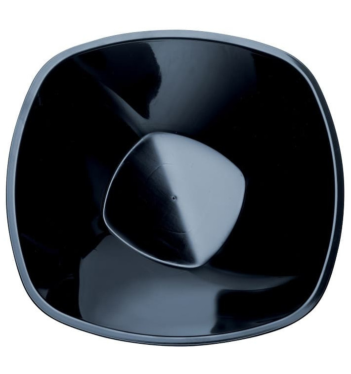 Miski Plastikowe PP Czarni "Square" 3000ml Ø27,7cm (3 Sztuk) Miski Plastikowe PP Czarni "Square" 3000ml Ø27,7cm (3 Sztuk)