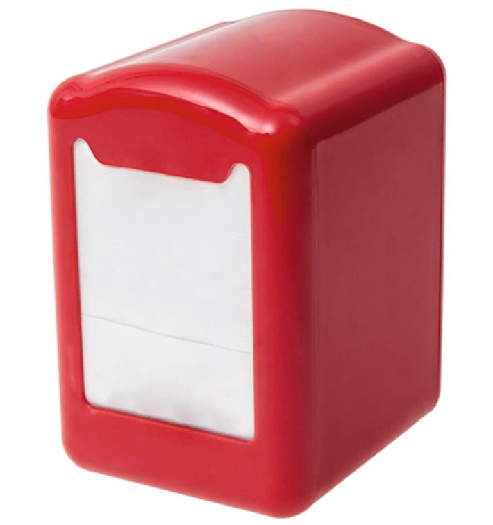 Dyspenser do Serwetek Plastikowe Czerwerne Mini Serwis 17x17 (1 Sztuk) Dyspenser do Serwetek Plastikowe Czerwerne Mini Serwis 17x17 (1 Sztuk)