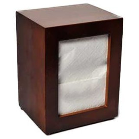 Dyspenser do Serwetek Drewniane 17x17cm (1 Sztuk)