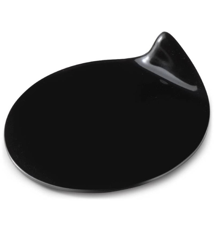 Tasting Plastic Plate PS Round shape "GOGO" Black Ø9cm (40 Units) Tasting Plastic Plate PS Round shape "GOGO" Black Ø9cm (40 Units)