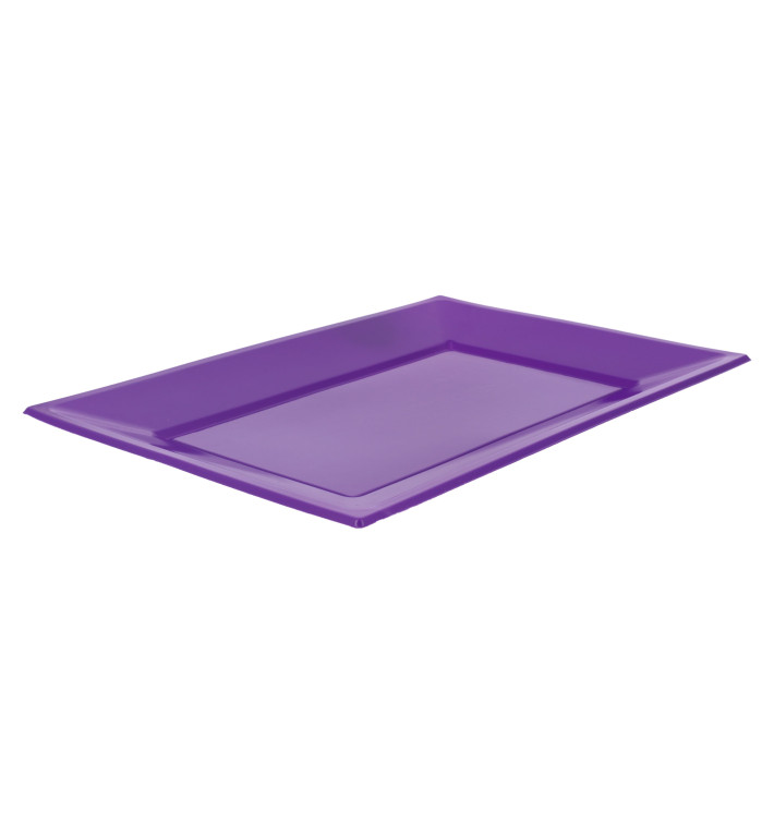 Tacki Plastikowe Liliowa 330x225mm (3 Sztuk) Tacki Plastikowe Liliowa 330x225mm (3 Sztuk)
