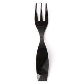 Mini Widelczyki do Degustacji "Charme" Czarni 10cm (2400 Sztuk)