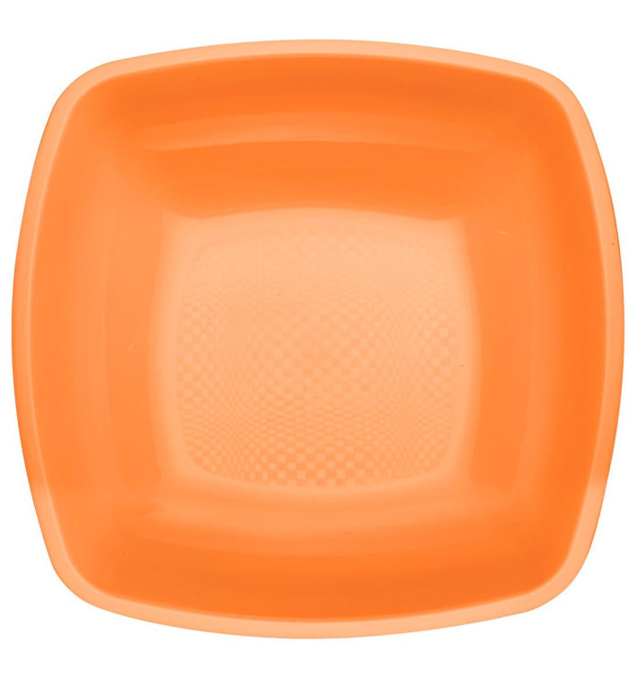 Talerz Plastikowe Głębokie Orange Square PP 180mm (25 Sztuk) Talerz Plastikowe Głębokie Orange Square PP 180mm (25 Sztuk)