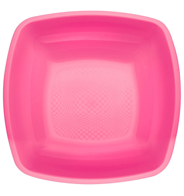 Talerz Plastikowe Głębokie Fuchsia Square PP 180mm (25 Sztuk) Talerz Plastikowe Głębokie Fuchsia Square PP 180mm (25 Sztuk)