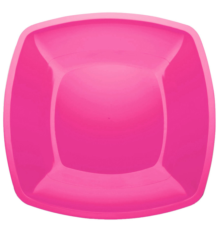 Talerz Plastikowe Płaski Fuchsia Square PS 300mm (12 Sztuk) Talerz Plastikowe Płaski Fuchsia Square PS 300mm (12 Sztuk)