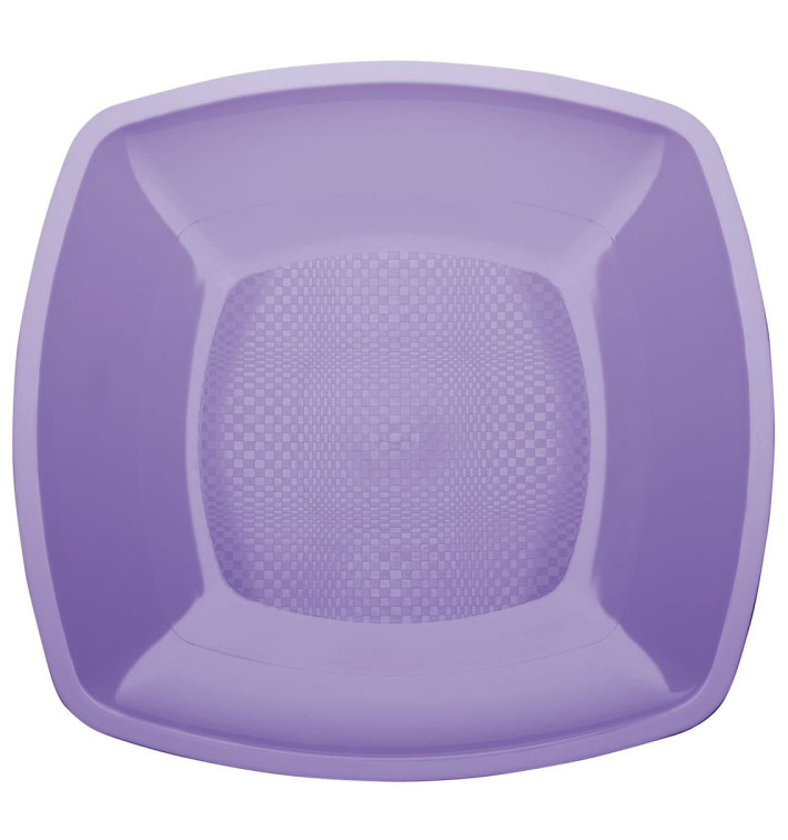 Talerz Plastikowe Płaski Liliowa Square PP 180mm (25 Sztuk) Talerz Plastikowe Płaski Liliowa Square PP 180mm (25 Sztuk)
