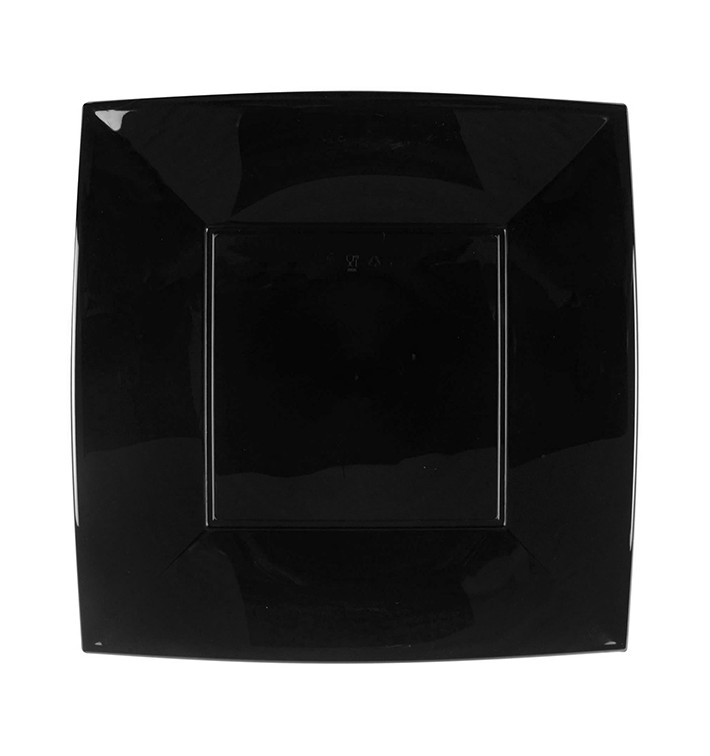 Talerz Plastikowe Płaski Czarni Nice PP 290mm (12 Sztuk) Talerz Plastikowe Płaski Czarni Nice PP 290mm (12 Sztuk)