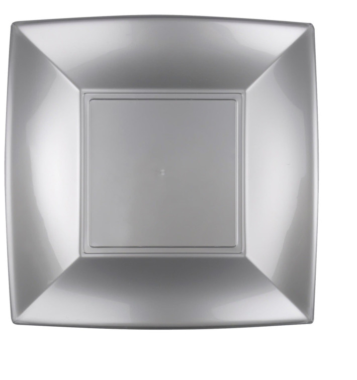 Talerz Plastikowe Płaski Szare Nice PP 290mm (12 Sztuk) Talerz Plastikowe Płaski Szare Nice PP 290mm (12 Sztuk)