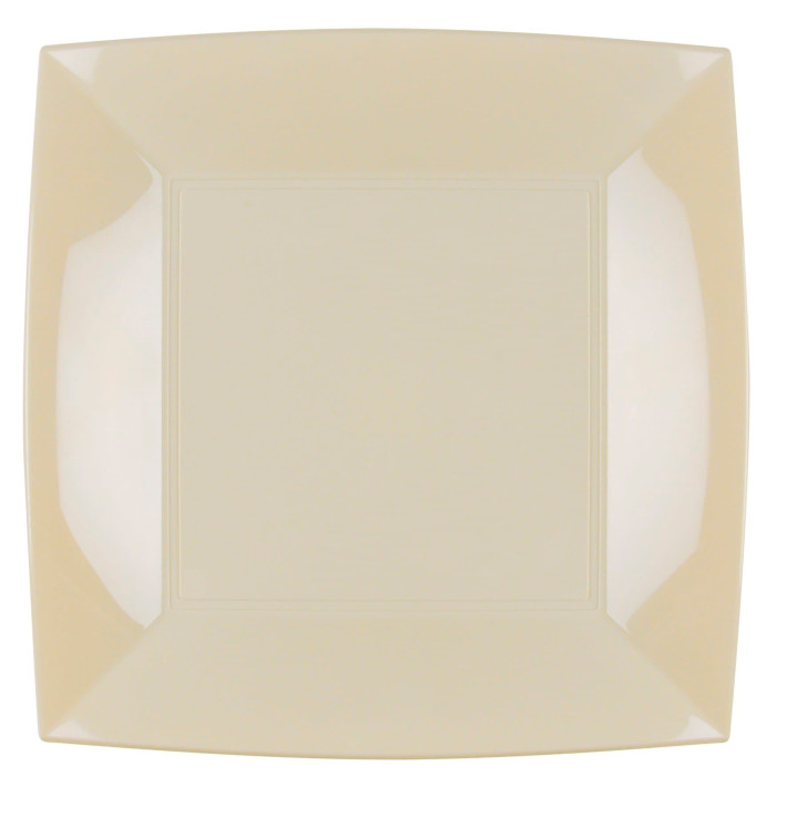 Talerz Plastikowe Płaski Kremowy Nice PP 290mm (12 Sztuk) Talerz Plastikowe Płaski Kremowy Nice PP 290mm (12 Sztuk)
