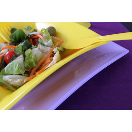 Talerz Plastikowe Płaski Liliowa Nice PP 230mm (300 Sztuk)