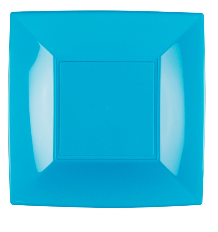 Talerz Plastikowe Płaski Turkusowe Nice PP 290mm (144 Sztuk) Talerz Plastikowe Płaski Turkusowe Nice PP 290mm (144 Sztuk)