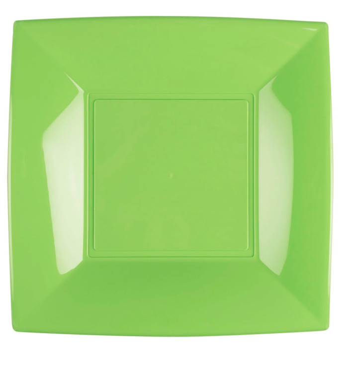 Talerz Plastikowe Płaski Zielony Limonka Nice PP 290mm (12 Sztuk) Talerz Plastikowe Płaski Zielony Limonka Nice PP 290mm (12 Sztuk)