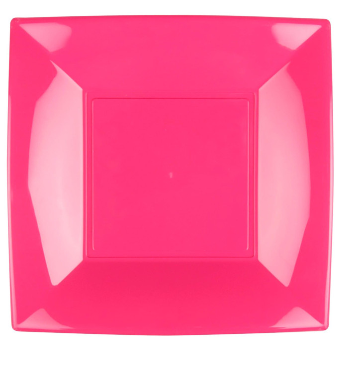 Talerz Plastikowe Płaski Fuchsia Nice PP 290mm (12 Sztuk) Talerz Plastikowe Płaski Fuchsia Nice PP 290mm (12 Sztuk)