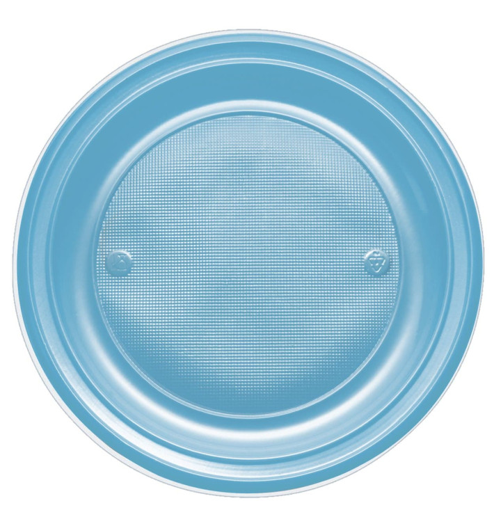 Talerz Plastikowe PS Głębokie Turkusowe Ø220mm (600 Sztuk) Talerz Plastikowe PS Głębokie Turkusowe Ø220mm (600 Sztuk)