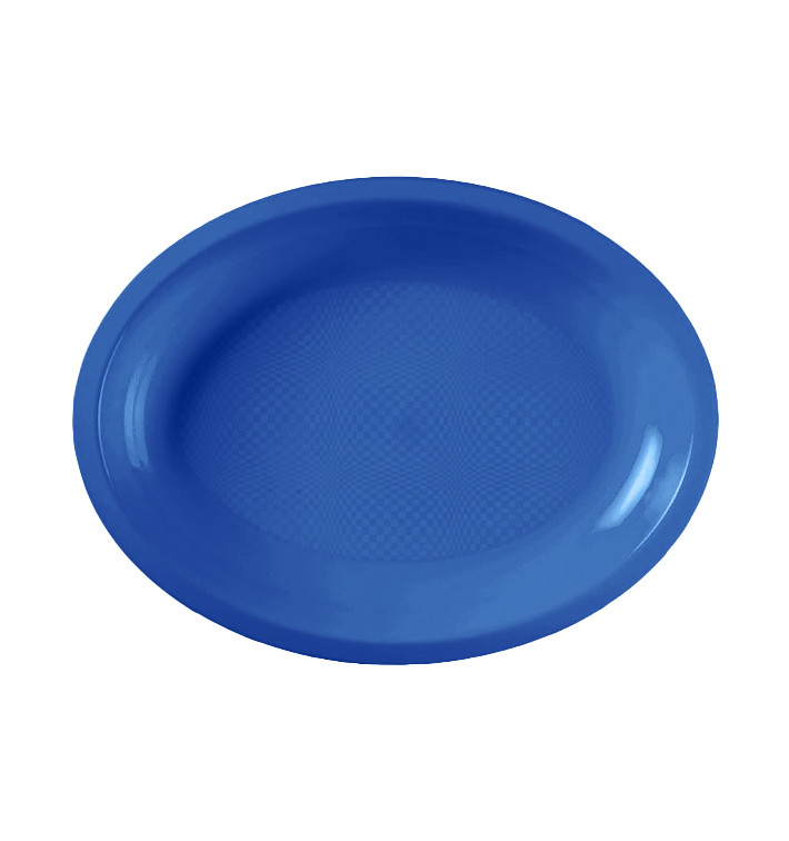 Tacki Owal Niebieski Mediterraneo Round PP 305mm (25 Sztuk) Tacki Owal Niebieski Mediterraneo Round PP 305mm (25 Sztuk)