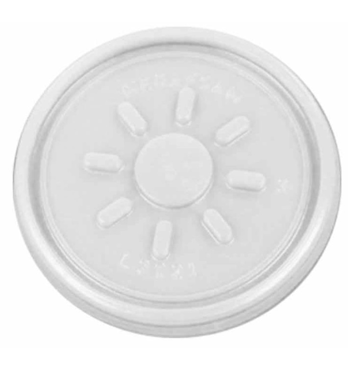 Pokrywka Plastikowe PS Przezroczyste Płaski na Styropianowe Ø7,4cm (1000 Sztuk) Pokrywka Plastikowe PS Przezroczyste Płaski na Styropianowe Ø7,4cm (1000 Sztuk)
