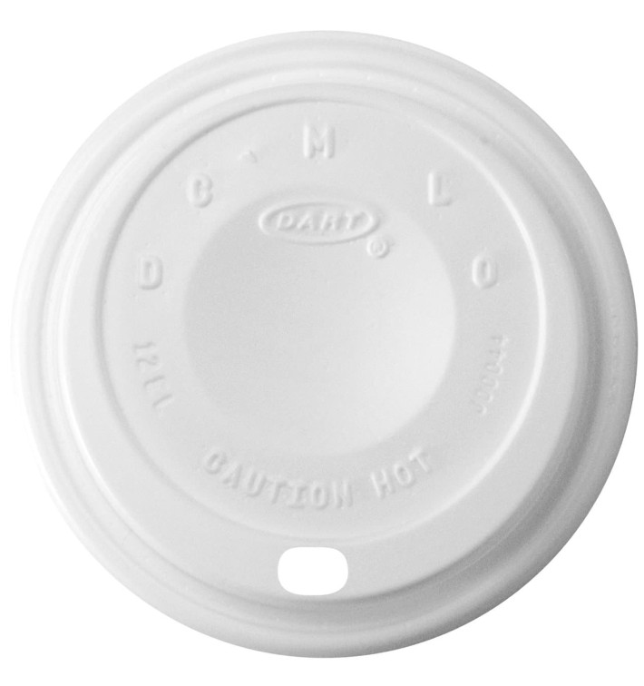 Pokrywka Plastikowe PS "Cappuccino" Białe Ø8,9cm (100 Sztuk) Pokrywka Plastikowe PS "Cappuccino" Białe Ø8,9cm (100 Sztuk)