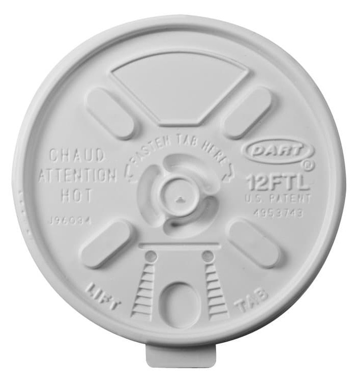 Pokrywka Podwójna Plomba Plastikowe PS Białe Ø8,9cm (100 Sztuk) Pokrywka Podwójna Plomba Plastikowe PS Białe Ø8,9cm (100 Sztuk)
