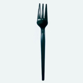 Widelczyki Plastikowe Ząbkowani Czarni 135mm (200 Sztuk)