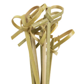 Szpikulce do Mięsa Bambusowe "Lasso" Zielone Naturalne 150mm (5000 Sztuk)