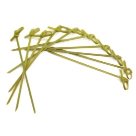Szpikulce do Mięsa Bambusowe "Lasso" Zielone Naturalne 120mm (200 Sztuk)