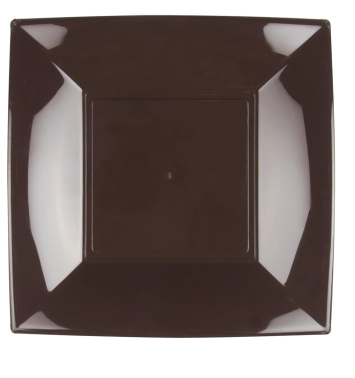Talerz Plastikowe Płaski Brązowe Nice PP 290mm (144 Sztuk) Talerz Plastikowe Płaski Brązowe Nice PP 290mm (144 Sztuk)
