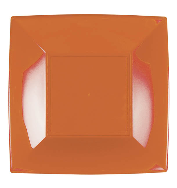 Talerz Plastikowe Płaski Orange Nice PP 180mm (300 Sztuk)