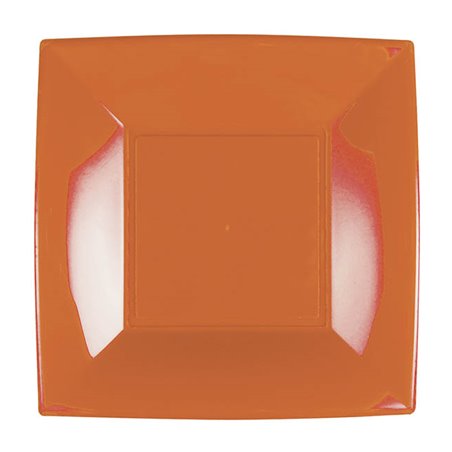 Talerz Płaski Orange Wielokrotnego Użytku "Nice" PP 18cm (300 Sztuk)